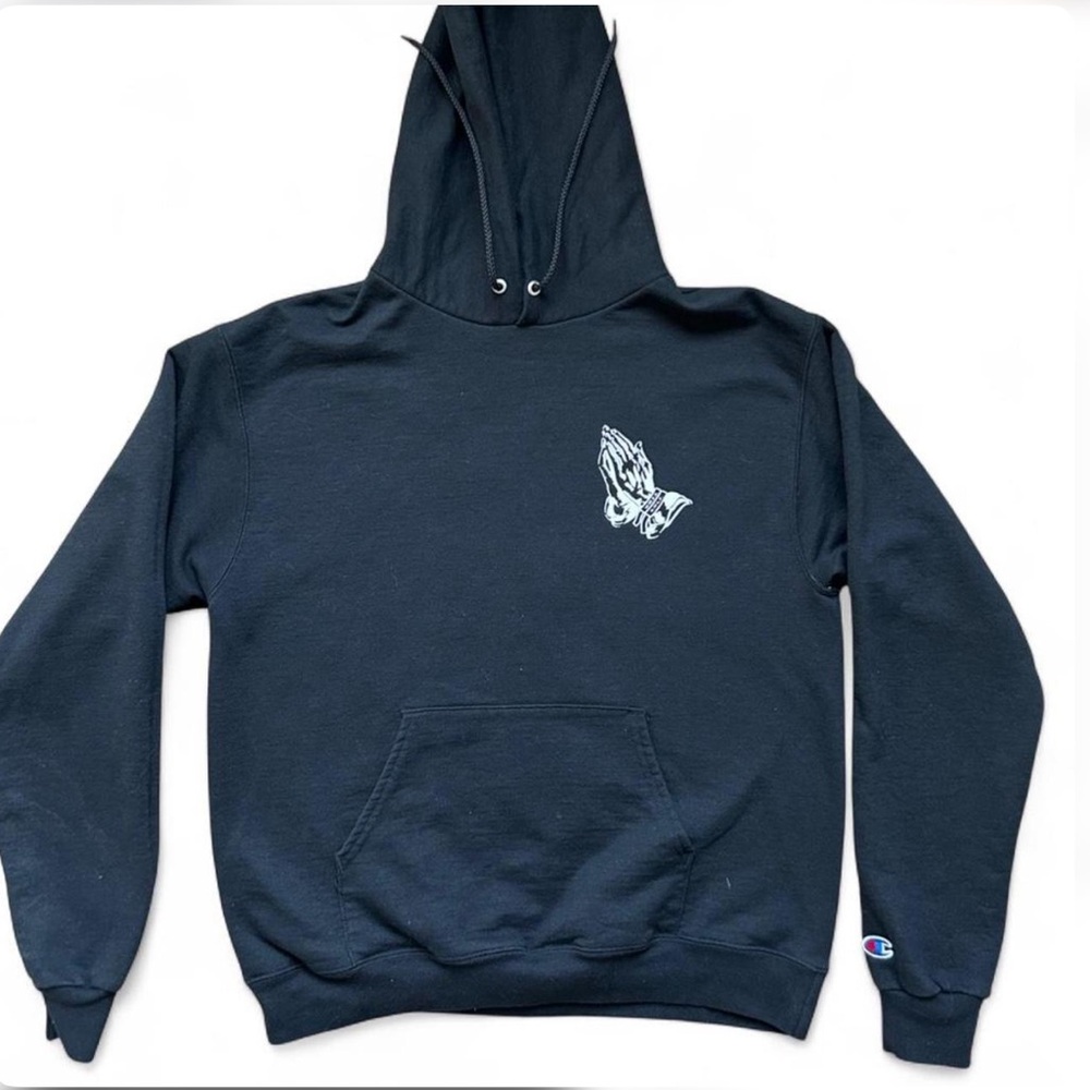 H.W.L.F Champion Black Hoodie